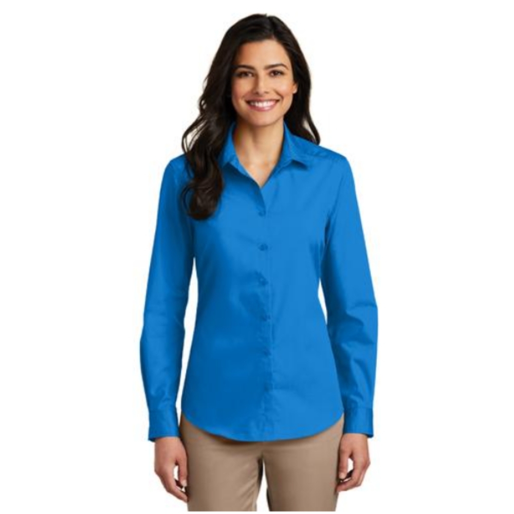 NWT Calvin Klein Royal blue no iron dress shirt